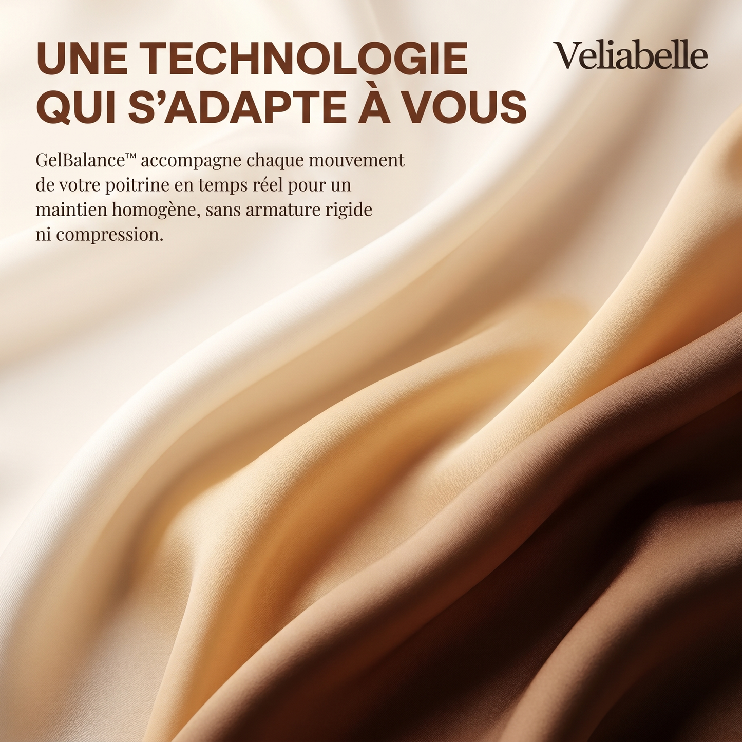 Soutien-gorge en gelée sans armatures rehaussant