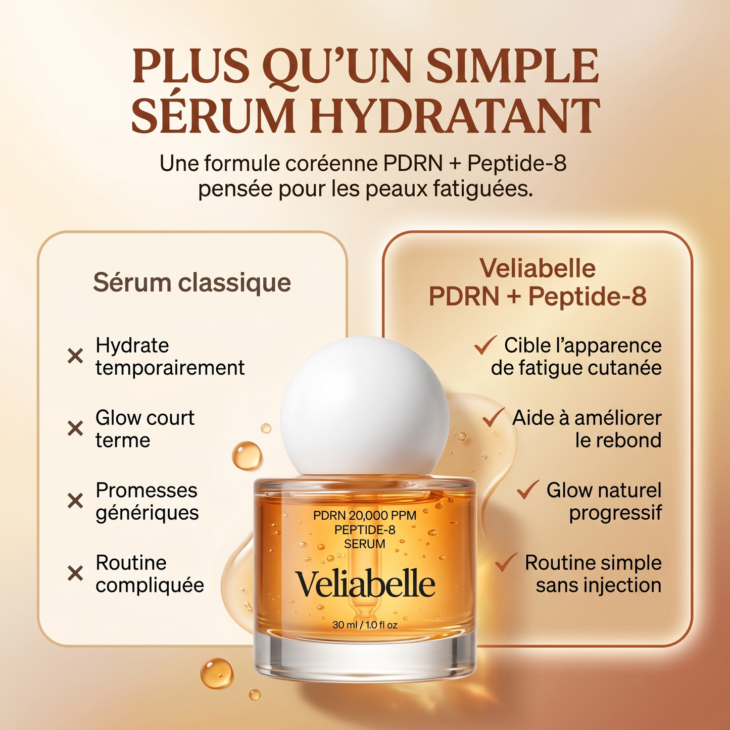 Sérum Éclat Réveillé — PDRN & Peptide-8